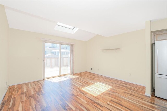 88 Jumel St, Staten Island, NY 10308 - spare room with light wood-style flooring and lofted ceiling