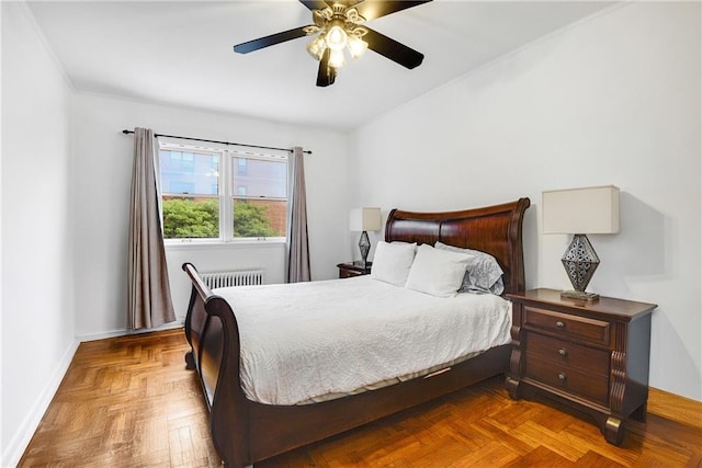 880 Bay Ridge Ave, Brooklyn, NY 11220 - bedroom featuring baseboards and a ceiling fan