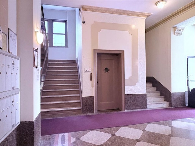 219 78th St Unit 2D, Brooklyn, NY 11209 - stairs featuring ornamental molding