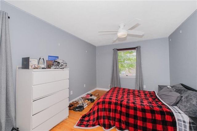 5 Haywood St, Staten Island, NY 10307 - bedroom featuring light wood finished floors, a ceiling fan, and baseboards