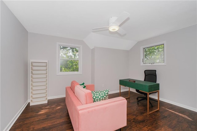 5 Haywood St, Staten Island, NY 10307 - sitting room with wood finished floors, ceiling fan, plenty of natural light, and lofted ceiling