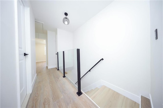 542 Golfview Ct Unit 1, Staten Island, NY 10314 - stairway with wood finished floors and baseboards