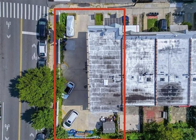 8784 24th Ave, Brooklyn, NY 11214 - aerial view of property's location featuring property boundaries highlighted