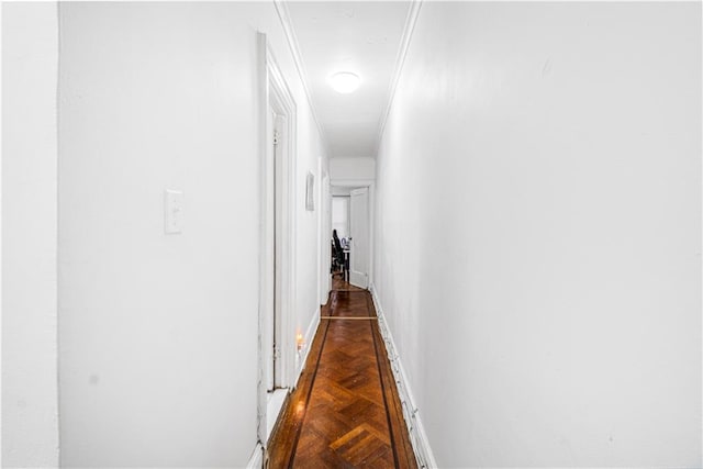 1642 E 22nd St, Brooklyn, NY 11210 - corridor with ornamental molding and baseboards