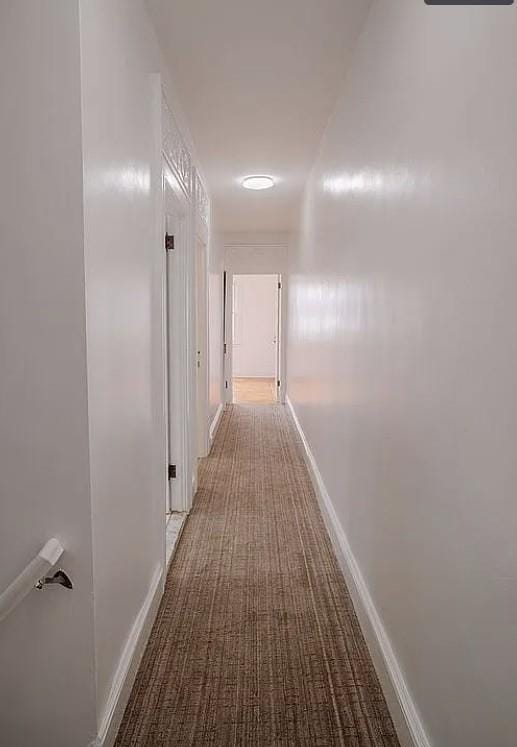 1745 E 21st St, Brooklyn, NY 11229 - hall with carpet flooring and baseboards
