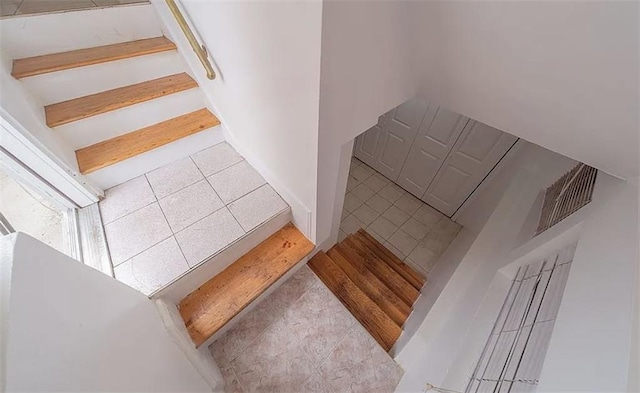 1745 E 21st St, Brooklyn, NY 11229 - staircase with tile patterned flooring