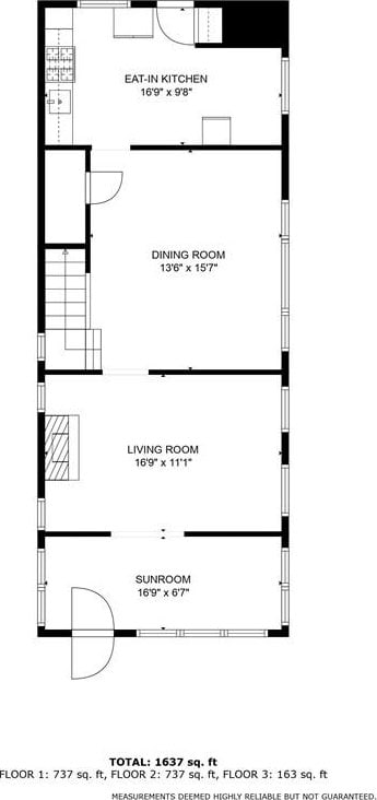 1517 Brooklyn Ave, Brooklyn, NY 11210 - view of property floor plan