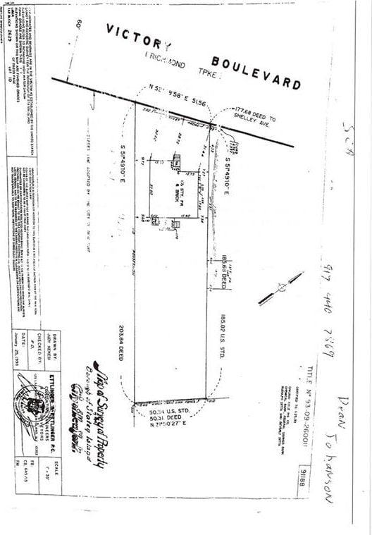 4070 Victory Blvd, Staten Island, NY 10314 - survey map / technical document