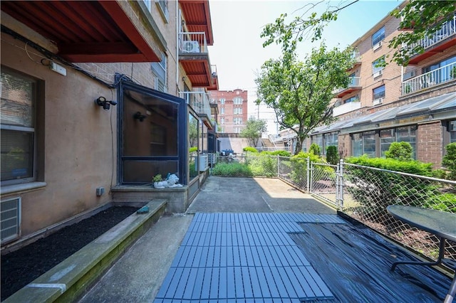 1205 65th St Unit A, Brooklyn, NY 11219 - view of patio with a gate