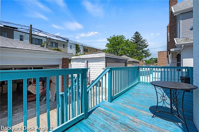 2160 E 36th St, Brooklyn, NY 11234 - wooden deck with a residential view