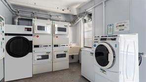 128-11 Newport Ave Unit 4C, Queens, NY 11694 - community laundry with independent washer and dryer and stacked washer / dryer