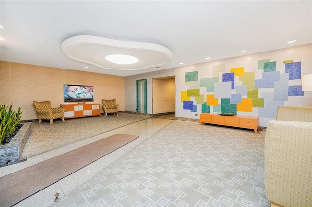 1250 Ocean Pkwy Unit 6A, Brooklyn, NY 11230 - building lobby featuring recessed lighting