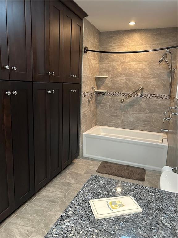 30 Regis Dr Unit 76, Staten Island, NY 10314 - bathroom with tub / shower combination and recessed lighting