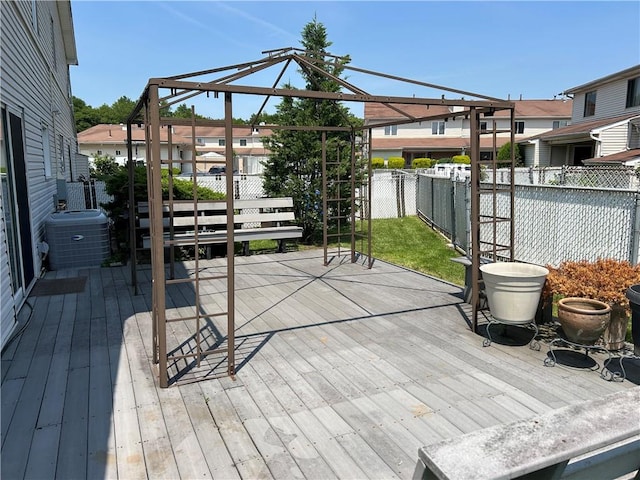 30 Regis Dr Unit 76, Staten Island, NY 10314 - wooden deck with a residential view