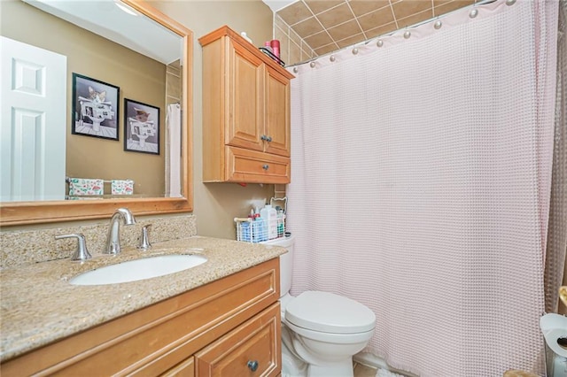 46 Mosely Ave, Staten Island, NY 10312 - bathroom featuring vanity and a shower with curtain