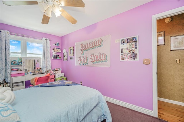 46 Mosely Ave, Staten Island, NY 10312 - bedroom featuring baseboards and a ceiling fan