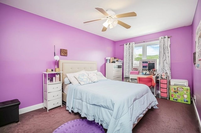46 Mosely Ave, Staten Island, NY 10312 - carpeted bedroom featuring a ceiling fan and baseboards