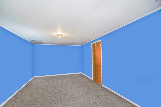 46 Mosely Ave, Staten Island, NY 10312 - carpeted spare room with baseboards and ornamental molding