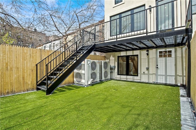 320 10th St, Brooklyn, NY 11215 - back of house featuring stairs