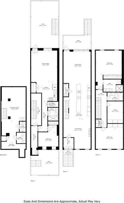 320 10th St, Brooklyn, NY 11215 - view of floor plan / room layout