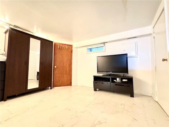 3516 Fillmore Ave, Brooklyn, NY 11234 - living area with light marble finish floors and baseboards