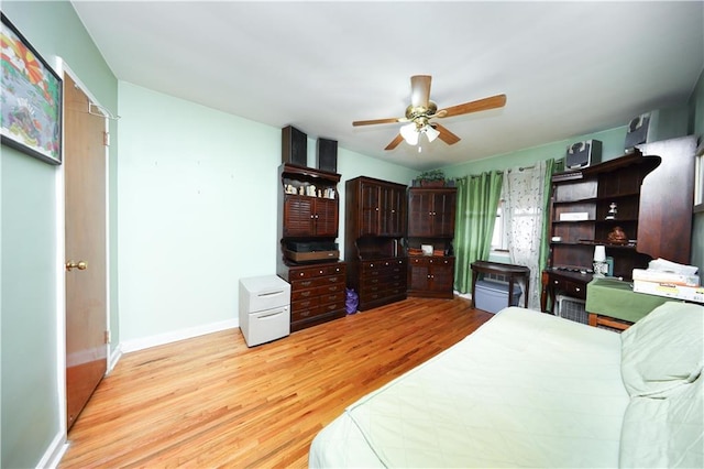 1296 E 54th St, Brooklyn, NY 11234 - bedroom with wood finished floors and a ceiling fan