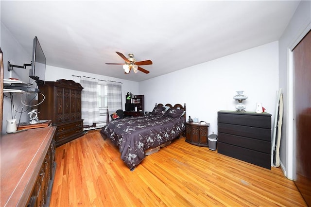 1296 E 54th St, Brooklyn, NY 11234 - bedroom featuring wood finished floors and ceiling fan