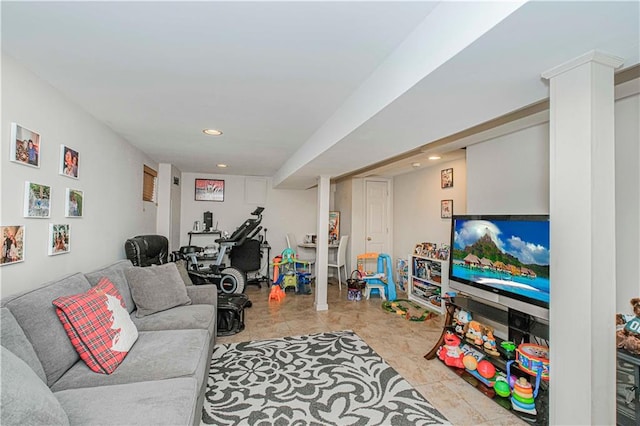 977 80th St, Brooklyn, NY 11228 - living area with recessed lighting