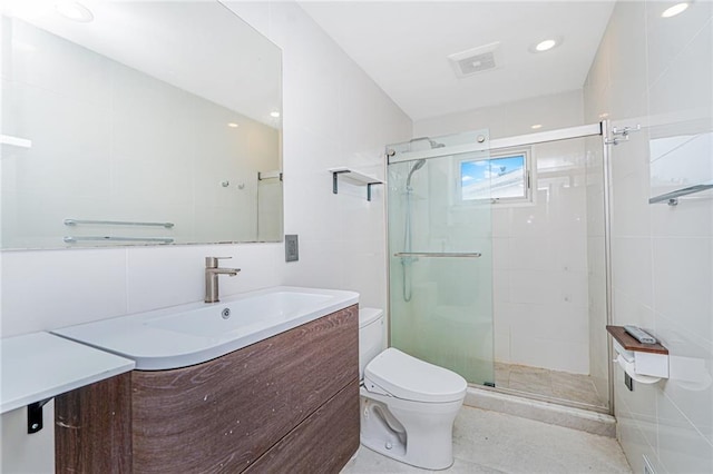 161 Ravenhurst Ave, Staten Island, NY 10310 - bathroom featuring vanity and a stall shower