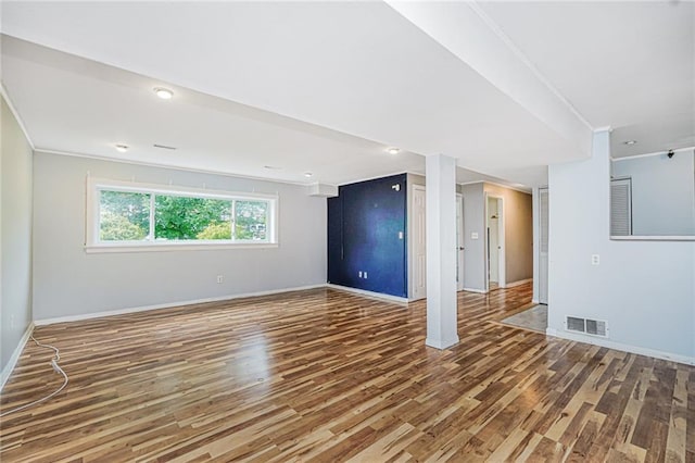 161 Ravenhurst Ave, Staten Island, NY 10310 - empty room featuring wood finished floors and crown molding