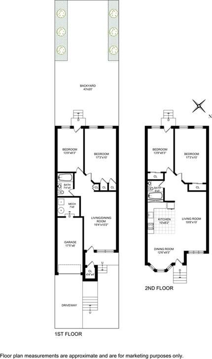 1650 E 48th St, Brooklyn, NY 11234 - view of floor plan / room layout