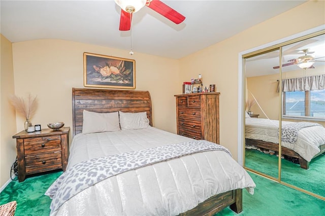 443 Ridgewood Ave, Staten Island, NY 10312 - carpeted bedroom featuring a closet and a ceiling fan