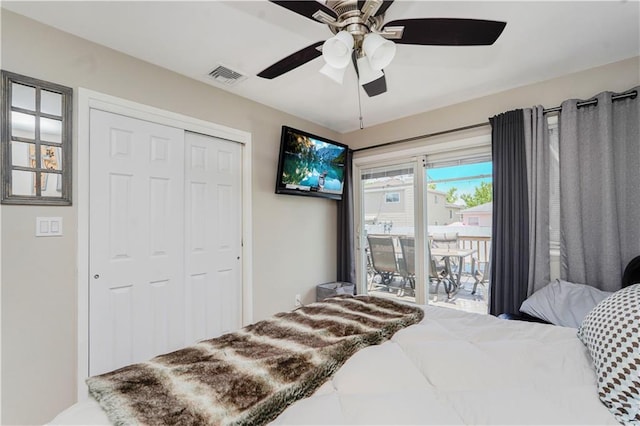731 Stafford Ave, Staten Island, NY 10309 - bedroom featuring a closet and ceiling fan
