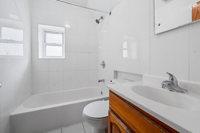 8309 19th Ave, Brooklyn, NY 11214 - bathroom with vanity, shower / washtub combination, and tile patterned flooring