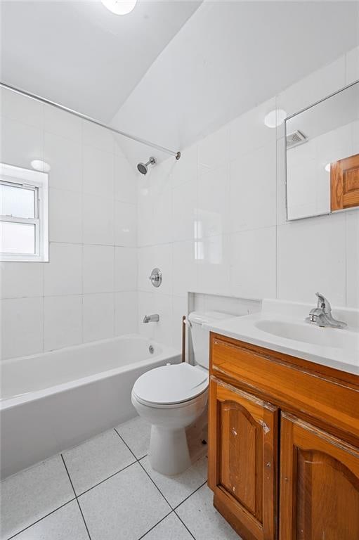 8309 19th Ave, Brooklyn, NY 11214 - bathroom featuring vanity, tile patterned floors, and bathing tub / shower combination