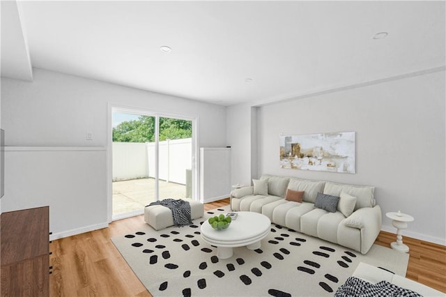 795 Father Capodanno Blvd, Staten Island, NY 10305 - living area with wood finished floors and baseboards