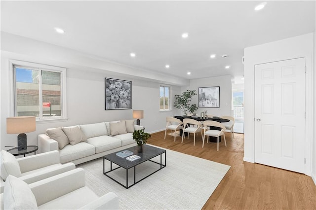 795 Father Capodanno Blvd, Staten Island, NY 10305 - living room with light wood-type flooring and recessed lighting