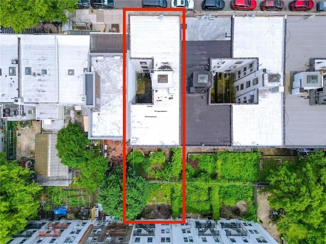 2048 77th St, Brooklyn, NY 11214 - aerial overview of property's location with property parcel outlined