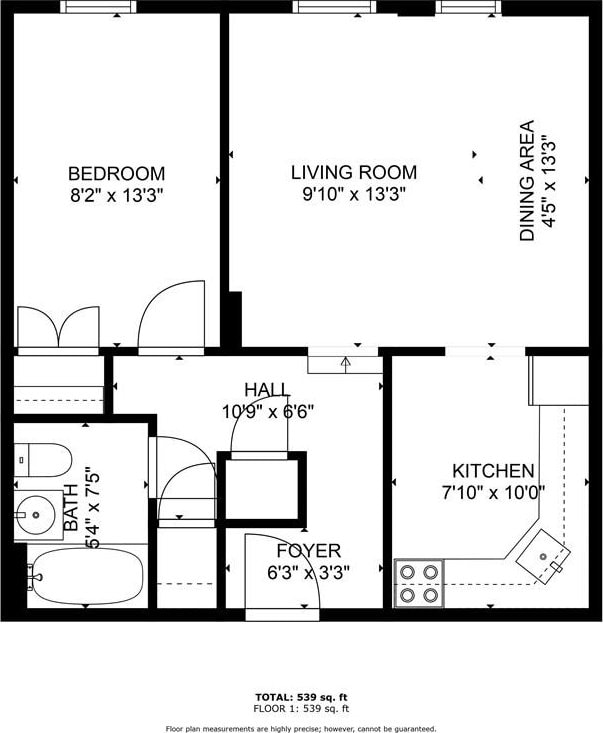 1240 Bedford Ave Unit 1H, Brooklyn, NY 11216 - view of home floor plan