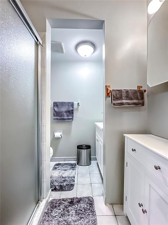 5 Greaves Ave, Staten Island, NY 10308 - full bath with tile patterned flooring, vanity, and a stall shower