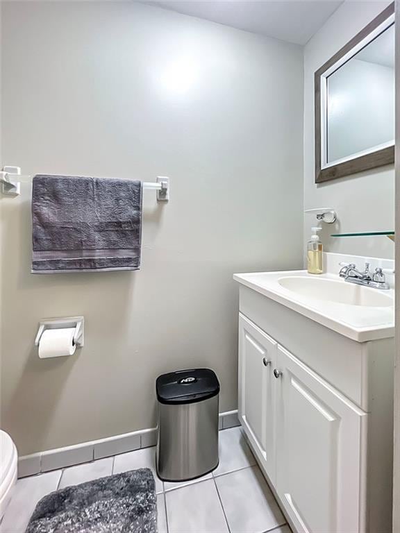 5 Greaves Ave, Staten Island, NY 10308 - half bathroom with tile patterned flooring and vanity