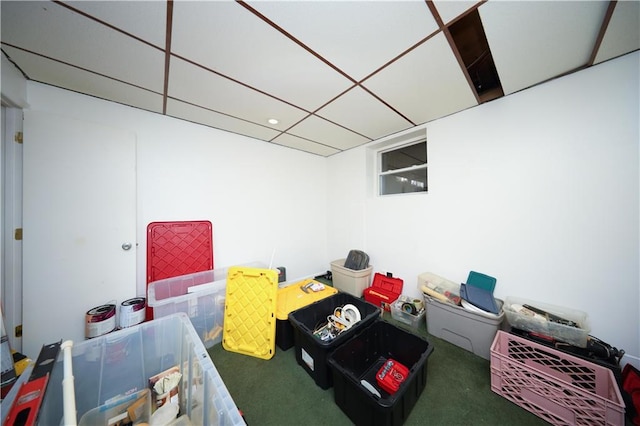 15 Allison Pl, Staten Island, NY 10306 - finished basement with carpet
