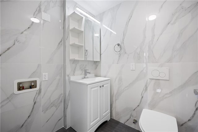 33A Keen Ct, Brooklyn, NY 11229 - bathroom featuring tile walls and vanity