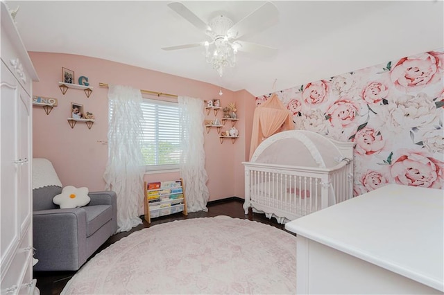 172 Rosedale Ave, Staten Island, NY 10312 - bedroom featuring a nursery area and a ceiling fan