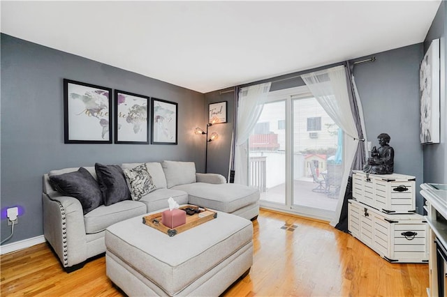 172 Rosedale Ave, Staten Island, NY 10312 - living area with light wood-type flooring and baseboards