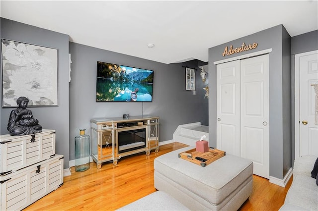 172 Rosedale Ave, Staten Island, NY 10312 - living room with wood finished floors and baseboards