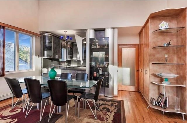 4817 Bedford Ave Unit 3A, Brooklyn, NY 11235 - dining area with wood finished floors