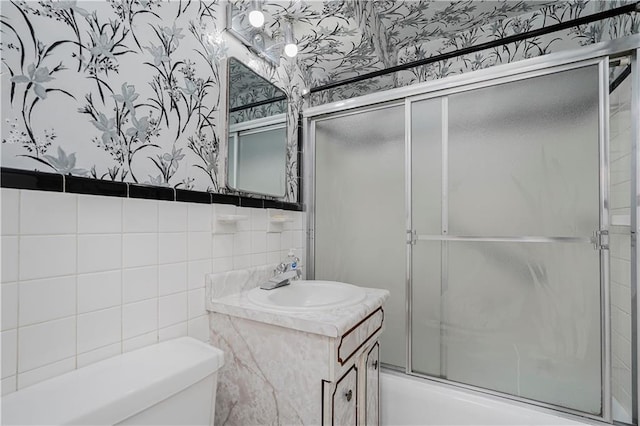 1935 Shore Pkwy Unit 8E, Brooklyn, NY 11214 - bathroom featuring vanity and tile walls