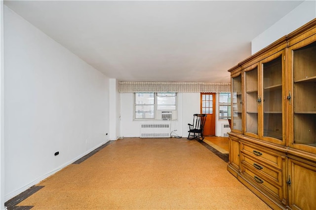 1935 Shore Pkwy Unit 8E, Brooklyn, NY 11214 - unfurnished room featuring radiator heating unit, light flooring, and cooling unit