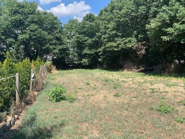 5463 Arthur Kill Rd, Staten Island, NY 10307 - view of grassy yard featuring a forest view